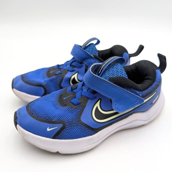 Nike Cosmic Runner Sneaker Shoes Hyper Royal/Black/Volt Tint Kids Size US11C - Picture 1 of 11